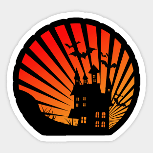 Dark night design Sticker